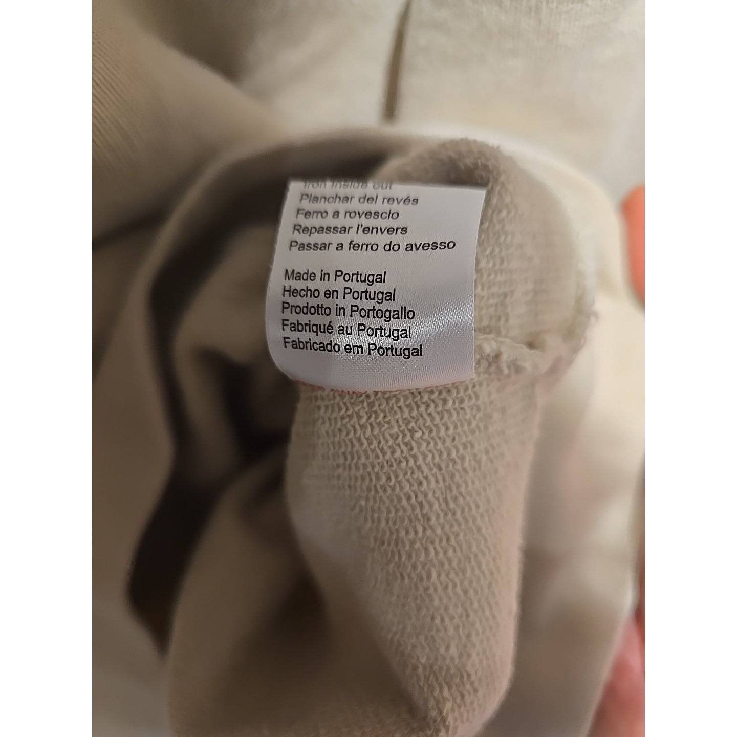 Bisous Skateboards Violette_fr Avec Amour Hoodie Cream Small Portugal Cotton — image 6 of 6